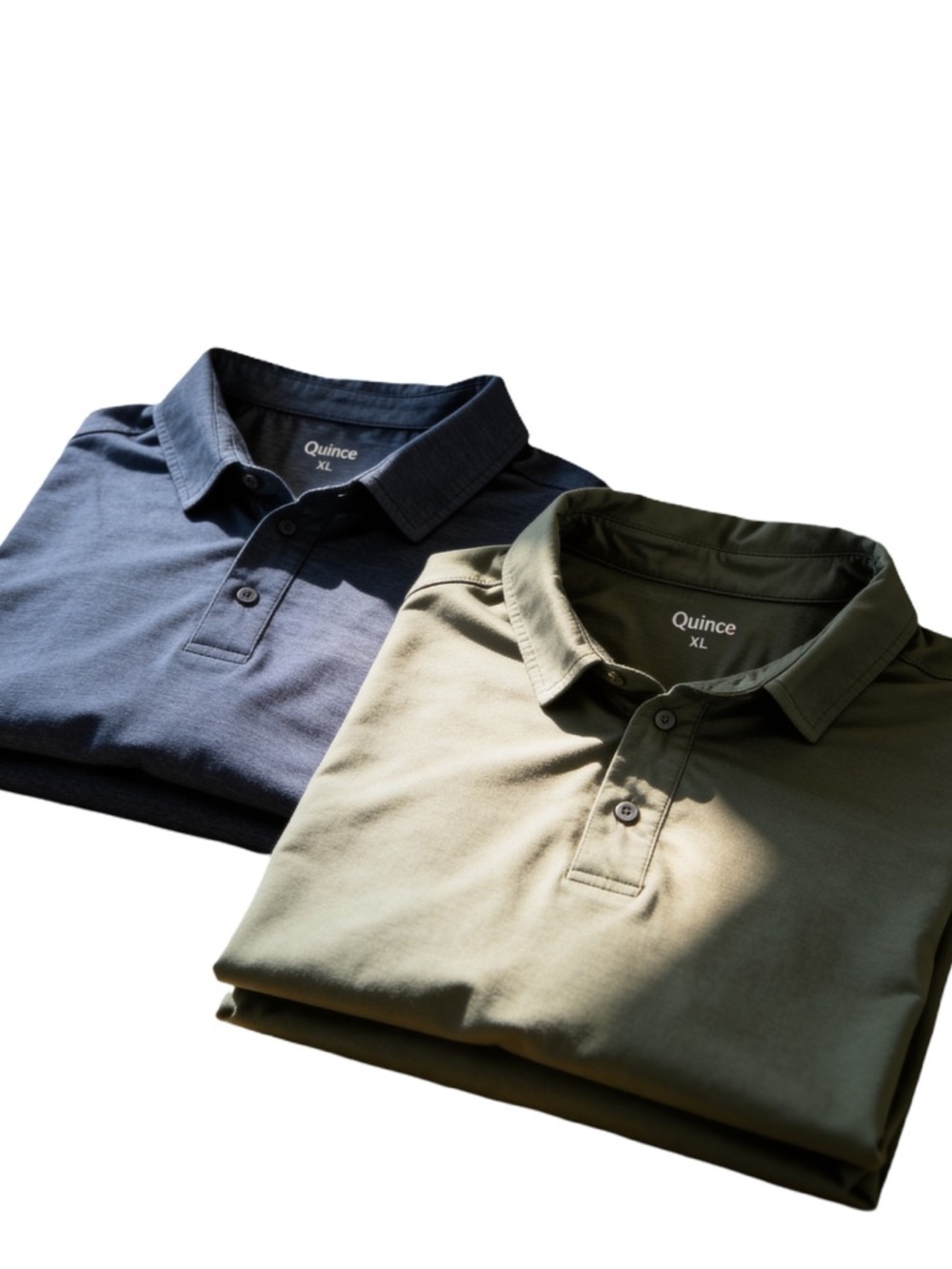 Quince Flowknit Breeze Performance Polo Bundle of 2 XL Men’s Golf Athletic